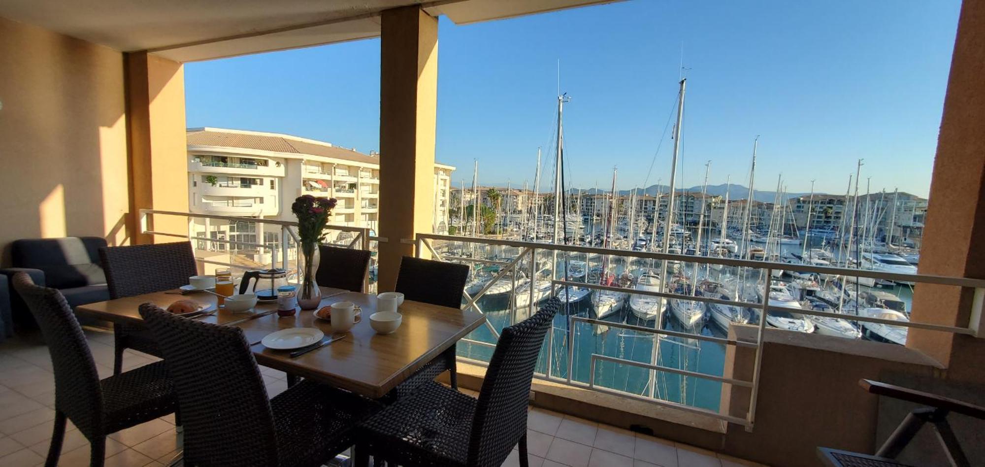 Residence Cap Hermes, Incroyable Vue Sur Le Port, Frejus Exterior photo